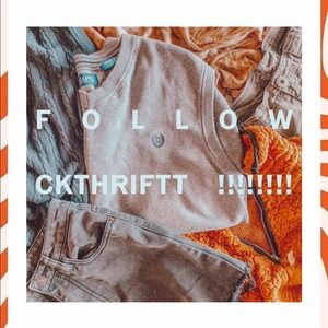 FOLLOW CKTHRIFTT ON INSTAGRAM